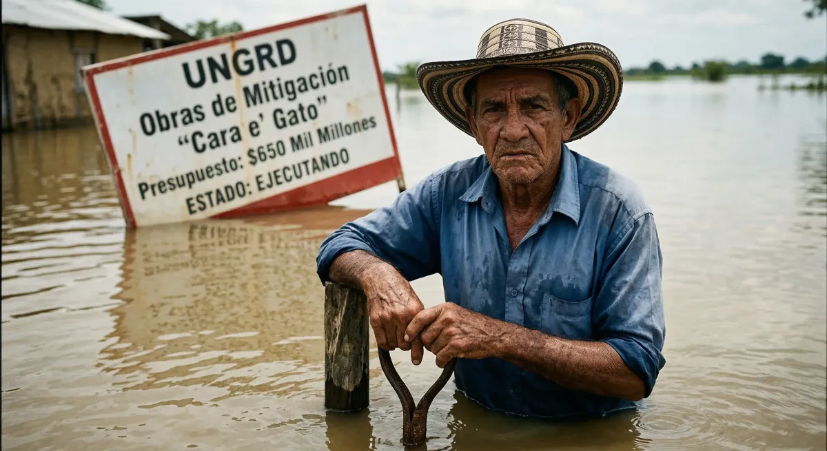 Córdoba bajo el agua y los corruptos nadan en plata: El crimen de la UNGRD
