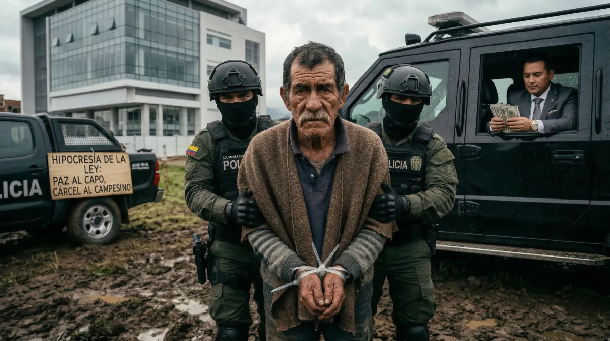 La hipocresía de la droga: Paz y billete para el capo, cárcel para el campesino