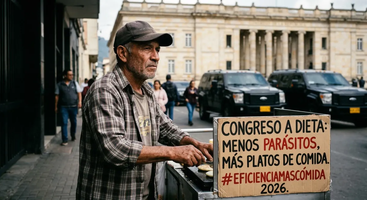 Congreso a dieta: Menos parásitos, más platos de comida