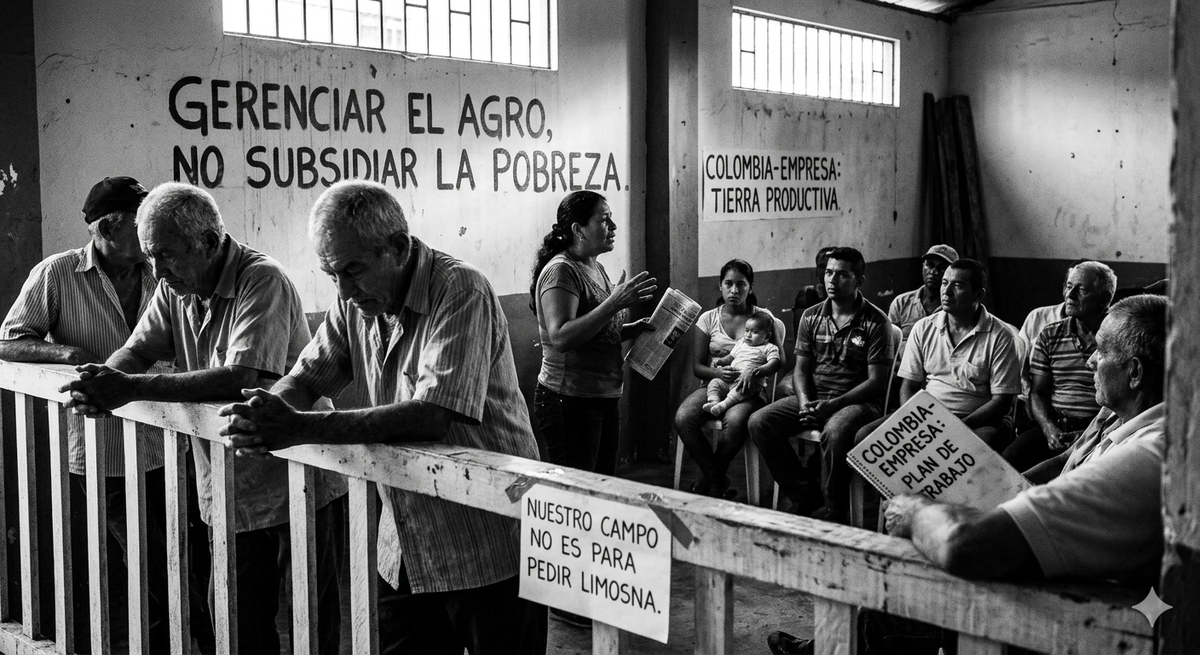 El campo no es para pedir limosna, es para generar riqueza