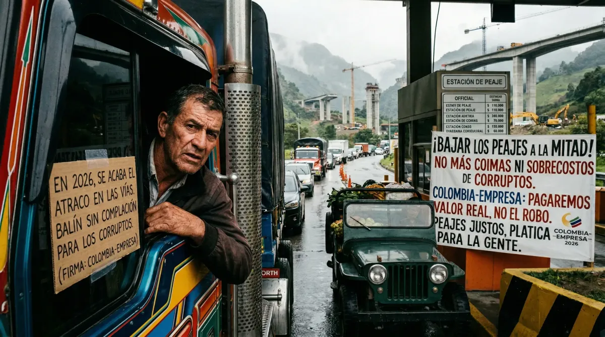 Bajar los Peajes: Los colombianos no tienen por qué pagar las coimas de los corruptos