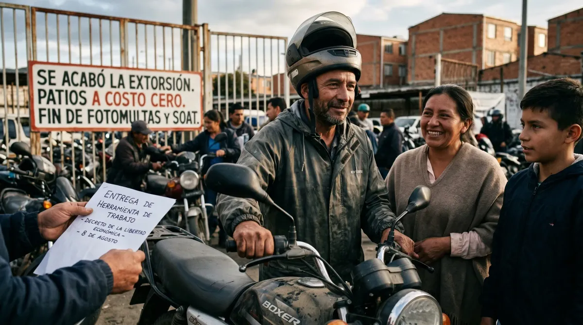 Se acabó la extorsión en las vías: Fin de los patios, fotomultas y SOAT para nuestra fuerza motorizada