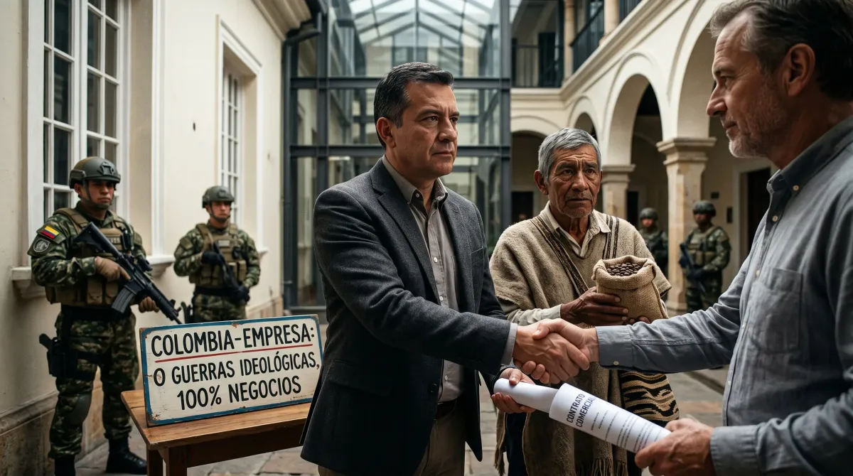 Cero guerras ideológicas, 100% negocios: Las relaciones internacionales en la Colombia-Empresa