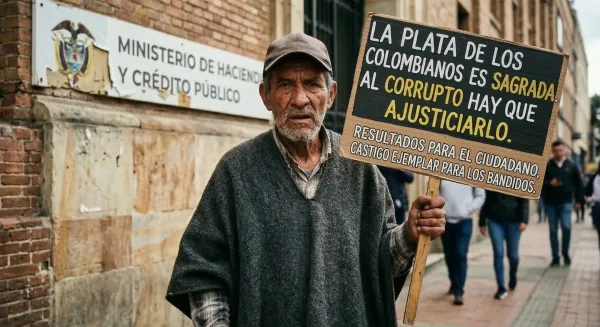 La plata de los colombianos es sagrada: Al corrupto lo vamos a ajusticiar