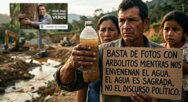 Basta de fotos con arbolitos mientras nos envenenan el agua