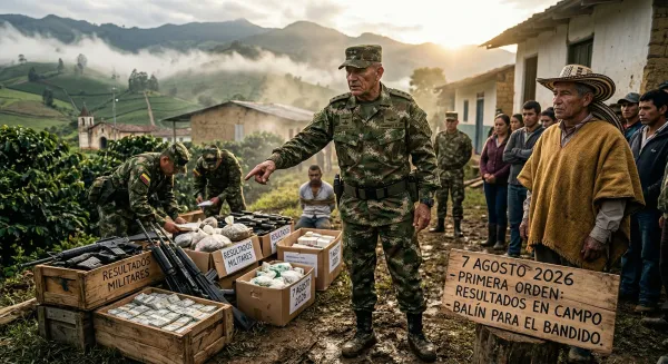 Mi primera orden presidencial: Generales al campo de batalla y resultados en la acción militar