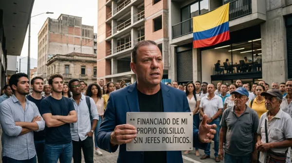 Acá tienen a un empresario dispuesto a darla toda: Sin jefes políticos y financiado de su propio bolsillo